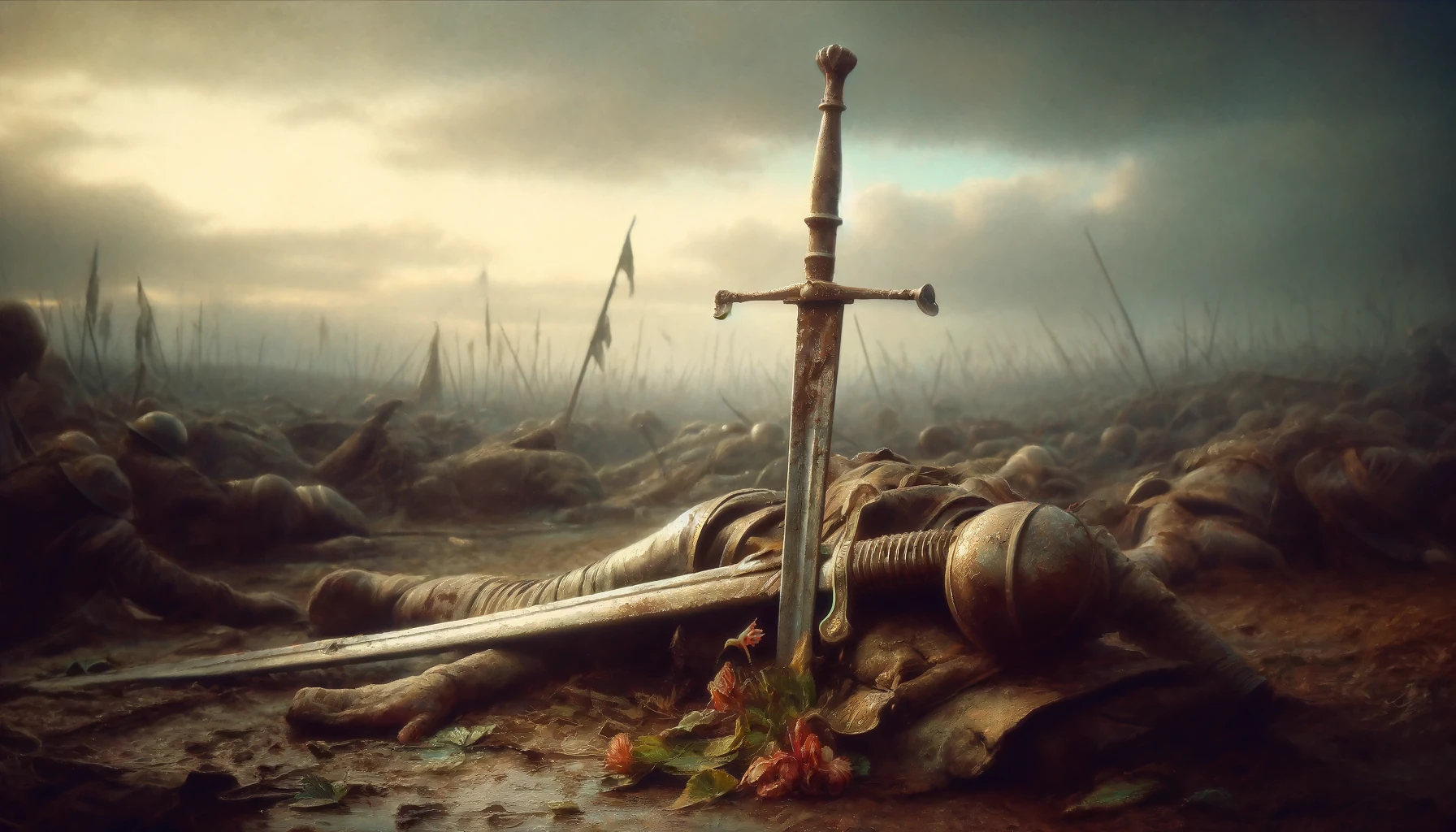 It is not by the sword or spear that the Lord saves; the battle is the Lord’s
